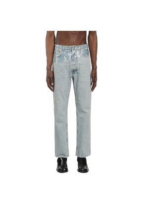 Taped Straight Leg Jeans