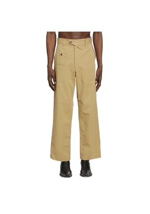 Cotton Wool Flared Trousers