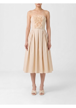 Dress ELISABETTA FRANCHI Woman color Beige