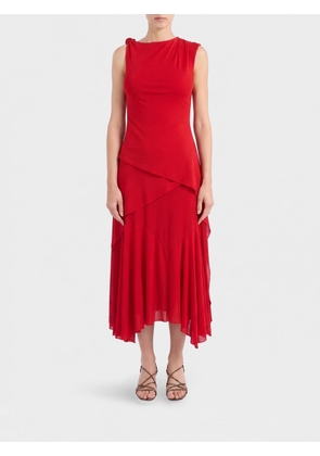Dress GANNI Woman color Red