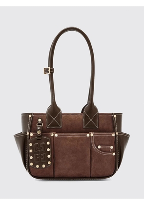 Shoulder Bag GANNI Woman color Brown