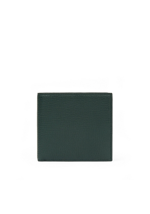 Smythson 8 Card Slot Wallet In Ludlow In Bottle Green