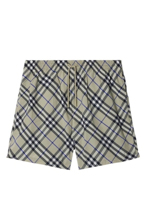 Burberry Check Nylon Swim Shorts
