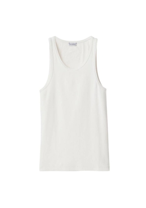 Burberry Stretch Cotton Rib-Knit Tank Top