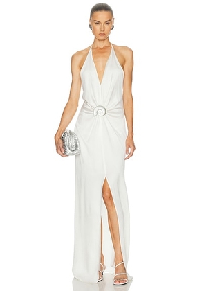 SILVIA TCHERASSI Rowan Dress in White - White. Size L (also in XS, S, M).