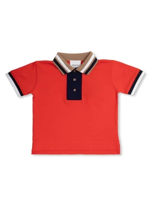 Burberry Infant Douglas College Printed Polo Shirt