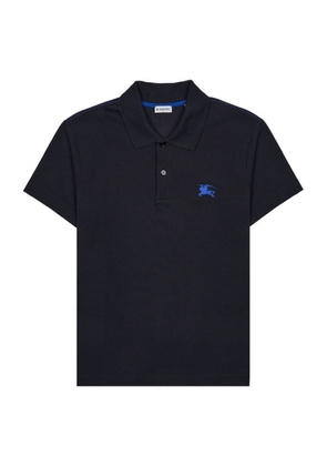 Burberry EKD Embroidered Cotton Polo Shirt