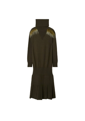 Burberry Womens Glen Wool Dress