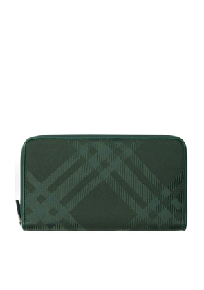 Burberry Vine Mens Coated Canvas Wallet