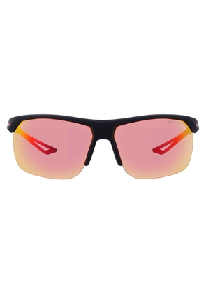 Nike Grey Multilayer Red Wrap Mens Sunglasses NIKE TRAINER M N IF2484X 006 67