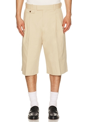 DrÃ´le De Monsieur Short Long Coton in Beige - Beige. Size L (also in S, XL/1X, XXL/2X).