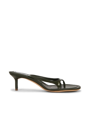 Acne Studios Beverly Kitten Heel in Thyme Green - Green. Size 36 (also in ).