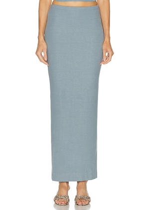 Eterne Emma Skirt in Slate - Slate. Size L (also in XS, S, M).