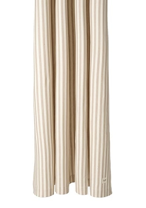 Ferm Living Chambray Shower Curtain in Sand & Off White - Beige. Size all.