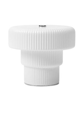 Ferm Living Ripple Portable Lamp in White - White. Size all.