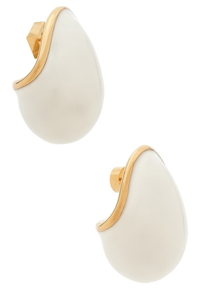 JACQUEMUS Les Boucles Raisin in Gold & White - Metallic Gold,White. Size all.