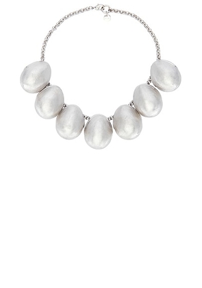 JACQUEMUS Le Collier Raisin in Silver - Metallic Silver. Size all.
