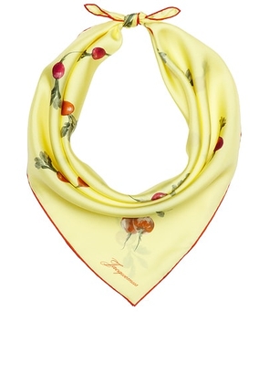 JACQUEMUS Le Foulard Radis in Print Radish Yellow - Yellow. Size all.