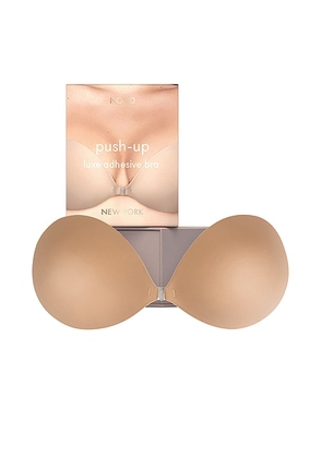 NOOD Push Up Backless Strapless Bra in No. 5 Soft Tan - Tan. Size C (also in B, A, D).