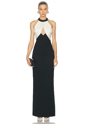 The New Arrivals by Ilkyaz Ozel Asena Dress in Dark Matter - Black. Size 34 (also in 36, 38, 40).