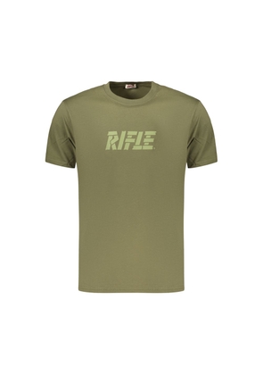 Rifle Green Cotton Men's T-Shirt - M