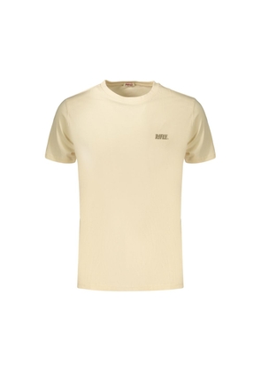 Rifle Beige Cotton Men's T-Shirt - M
