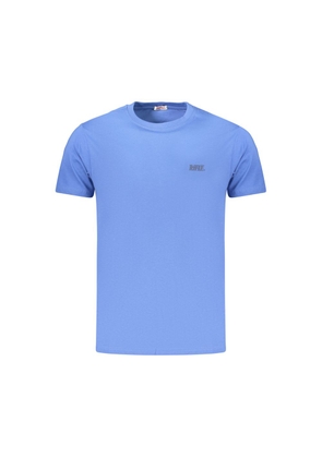 Rifle Blue Cotton Men's T-Shirt - M