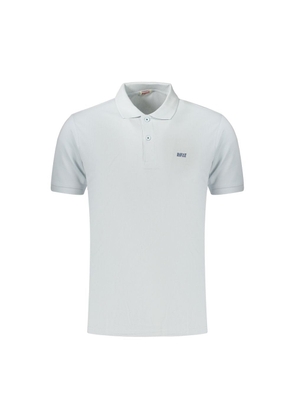 Rifle Azzurro Cotton Mens Polo - M