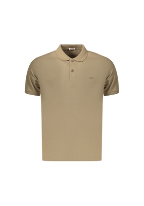 Rifle Brown Cotton Men's Polo - M
