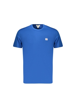Calvin Klein Blue Cotton Men's T-Shirt - XS