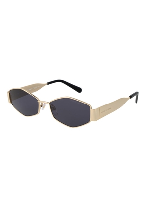 Marc Jacobs Gold Metal Sunglasses