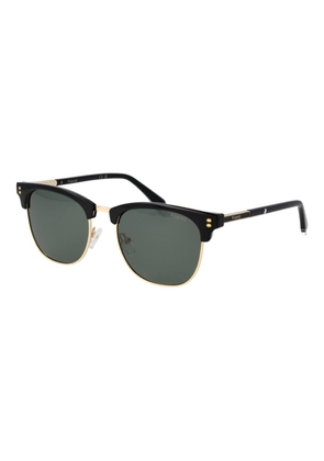 Polaroid Gold Metal Sunglasses