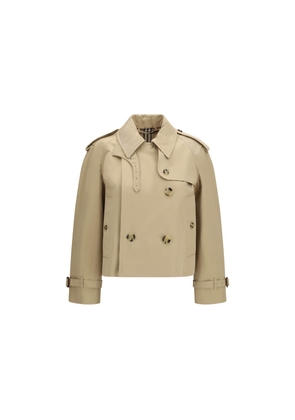 Burberry Beige Cotton Trench Coat - 10