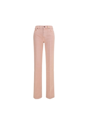 Chloé Multicolor Cotton Straight-Leg Jeans - W25