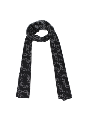 Jimmy Choo Black Acetate Scarf