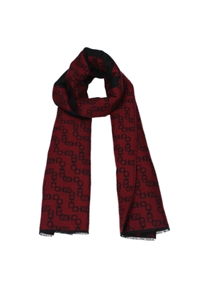Jimmy Choo Red Wool Scarf