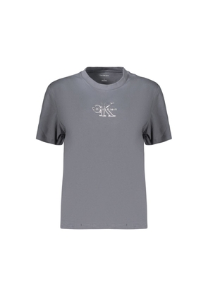 Calvin Klein Blue Cotton Women's TShirt - XS