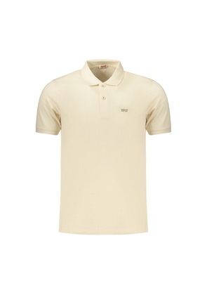 Rifle Beige Cotton Men's Polo - M