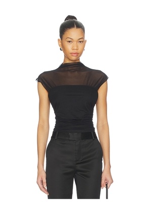 Elodie the Label Lana Top in Black. Size L. Also in S, XS, M, XL.
