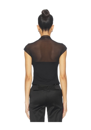 Elodie the Label Lana Top in Black. Size L. Also in M, S, XS.