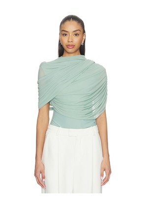 Deme by Gabriella The Rose Top in Teal. Size S. Also in XS, M, L.