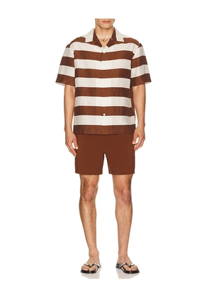 Cult Gaia Leonardo Top in Brown,Cream. Size S. Also in L, M, XL/1X.