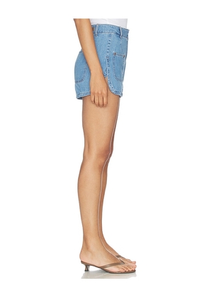 BLANKNYC High Waisted Shorts in Blue. Size 24. Also in 25, 26, 27, 28, 29, 30, 31.