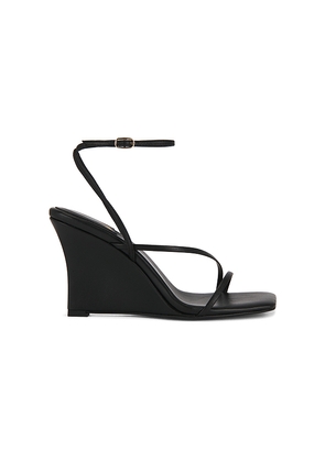 Jeffrey Campbell Highlight Wedge Sandal in Black. Size 6. Also in 6.5, 7, 7.5, 8, 8.5, 9, 9.5, 10.