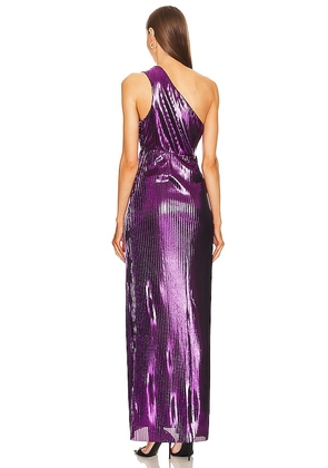 Michael Costello x REVOLVE Gene Gown in Purple. Size XS. Also in S.