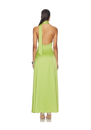 MORE TO COME Dolana Maxi Dress in Green. Size M. Also in XXS, XS, S, L, XL.