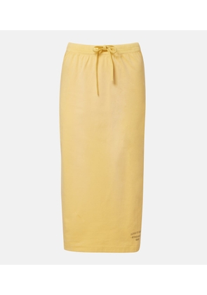 Acne Studios Faded cotton-blend midi skirt