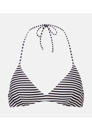 Nili Lotan Striped bikini top