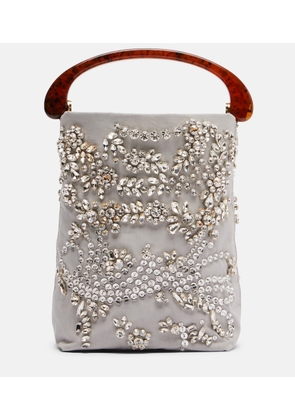 Dries Van Noten Micro embellished top-handle bag