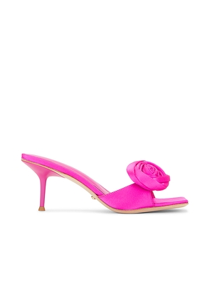 RAYE Rosette Mule in Pink. Size 5.5. Also in 6, 6.5, 7, 7.5, 8, 8.5, 9, 9.5, 10.